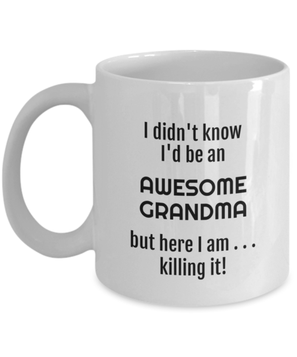 I didn't know I'd be an AWESOME Grandma (mug) - Image 2