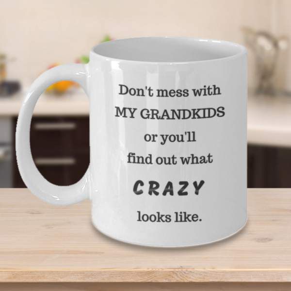 Don't Mess With My Grandkids (mug) - Image 5