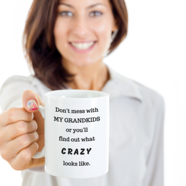 Don't Mess With My Grandkids (mug) - Image 4