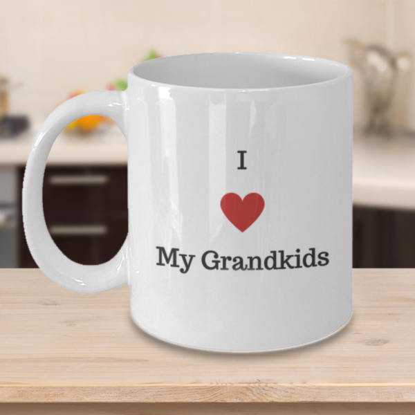 I LOVE My Grandkids (mug) - Image 5