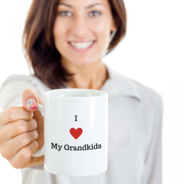 I LOVE My Grandkids (mug) - Image 4