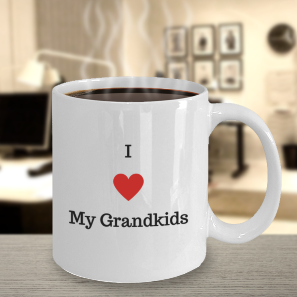 I LOVE My Grandkids (mug) - Image 3