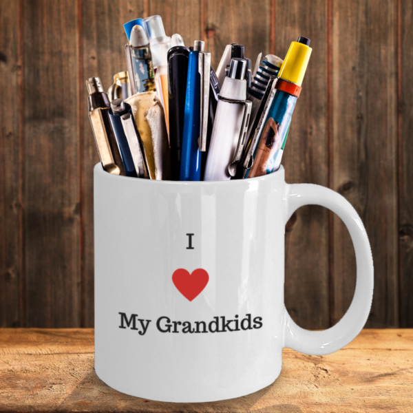 I LOVE My Grandkids (mug) - Image 2